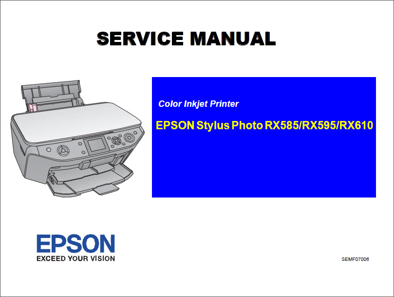 EPSON RX610_RX585_RX595 Service Manual-1